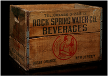 Rock Spring Water Company crate, 1940s